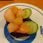 無添くら寿司 - 明太小柱 (税込)115円(2024.01.21)