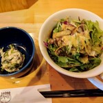 うみからそらへ - サラダと小鉢（ポテサラ）