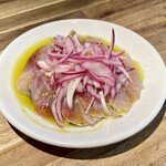 BARU 竹末 - 鰺マリネ(580円)