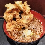 Echigo Soba - 海鮮かきあげそば（650円）