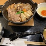 Wagyuuno Satokicchin - 黒毛和牛すき焼き定食