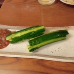 焼き鳥 とり一 - もろきゅう