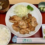 Nomikuidokoro Tonkatsu Suzume - しょうが焼き定食　¥1,450