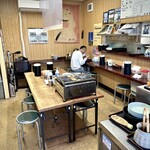 Yoshidaya - 店内。ある意味全てカウンター席