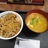 Matsuya - 牛めし（並）＆豚汁