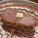 銀座かつかみ - 肩ロースかつ（トリュフバター）