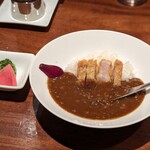 銀座かつかみ - カツカレー