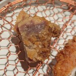 銀座かつかみ - ホホ肉（東京X豚)