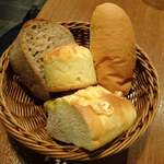 ポワンタージュ - キッシュプレートのセットのパン