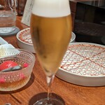 銀座かつかみ - 生ビール小