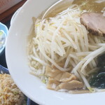 同郷居 - 塩ラーメン＋小チャーハン