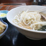 同郷居 - 塩ラーメン＋小チャーハン
