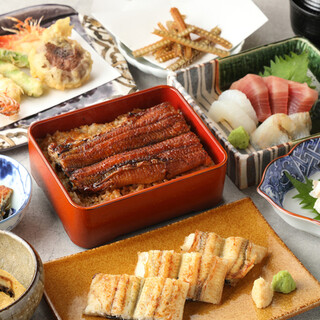 うなぎ料理で一杯飲みも！会席コースで接待や宴会もどうぞ