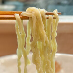 小麦そば 池 - 手揉み麺リフト☆