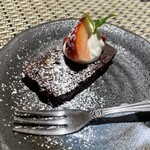 鮨なが - チョコレートのブラウニー