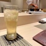 鮨なが - ハイボール