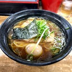 Men tetsu - 醤油＋名古屋コーチン半熟煮玉子トッピング