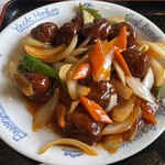 中国料理 多喜屋 - 豚肉団子　肉団子は冷凍っぽいけど味は美味しい