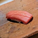 千葉たかおか - 中トロ。口に入れると溶けていく。