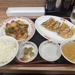 餃子の王将 - 酢豚の中華セット