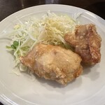 らーめん 香龍 - セットの唐揚げ