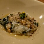 ウエストパパ - 菜の花とアサリのリゾット