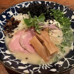 鶏そばヒバリ - 鶏そば＋ばりのせ✨