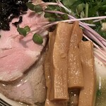 鶏そばヒバリ - ばりのせアップ✨