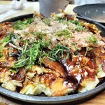 Okonomiyaki Mori - 　　シソおこ（チーズ)