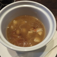 過門香 丸の内トラストタワー店 - 点心コース：　スープ