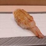 大宮 鮨 貴山 - 赤えび。