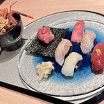 Kyoubashi Tempura To Sushi Ishii - 大将オススメ本日の握り