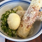 自家製うどん ごころ - ちくわ天ぶっかけ