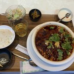 四川料理 川府 - 豚肉の四川風激辛煮込み定食