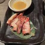 Koshitsu Teppan Izakaya Tesshin - ヤリイカ酢みそ添え