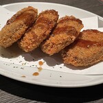 個室×鉄板居酒屋 鉄神 - 黒毛和牛メンチカツ