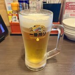 バーミヤン - 生ビール。2杯目から割引があります。