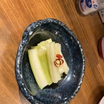 Sumibiyakitori Tosaka - セロリの白キムチ