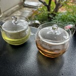 BAKE SHOP ばっくやーど - 大渕笹場のお茶2種飲み比べ