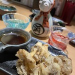 Shinjuku Gyoen Tempura Kushi Yamamotoya - 舞茸天！