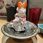 Shinjuku Gyoen Tempura Kushi Yamamotoya - あまおうと3種ナッツのマスカルポーネチーズ★