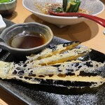 Shinjuku Gyoen Tempura Kushi Yamamotoya - 茄子天！