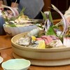 Shouya - 「海鮮寄せ鍋コース(全7品・2時間飲み放題付)」(5000円/人)の刺身五種盛り