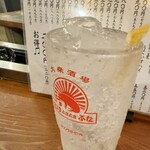 Tachinomi Kushiyaki Sake To Kidoki Buta - 「普通のチューハイ」(495円税込)