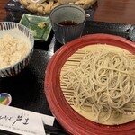 寒ざらしそば 芦生 - 料理写真:おまかせセット(もり冷)