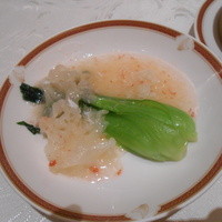 筑紫樓 銀座店 - 青梗菜のカニ身あんかけ