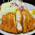とんかつ 竹亭 田上店 - 上とんかつ定食+ミニメンチ