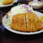 とんかつ 竹亭 - 上とんかつ定食+ミニメンチ