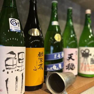 食が映える純米酒の数々