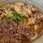 Odoru Udon - 肉まいたけ天温玉生じょうゆ…ではなく肉まいたけ天のかけ